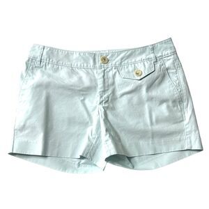Banana Republic Women's City Cotton Chino Shorts -‎ Baby Blue, Size 6